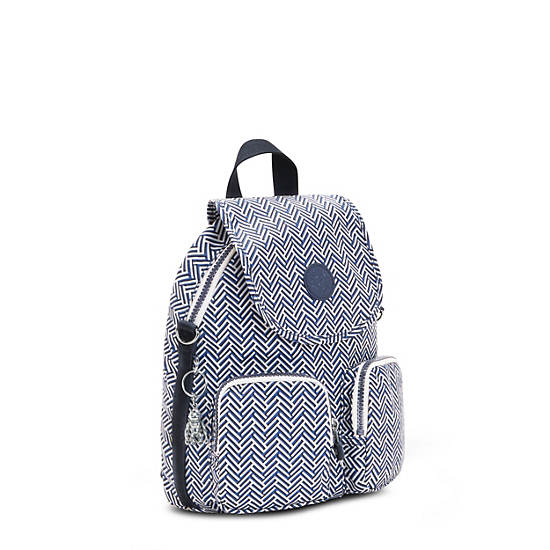 Kipling Firefly Up Printed Convertible Sırt Çantaları Gri | TR 1633EB